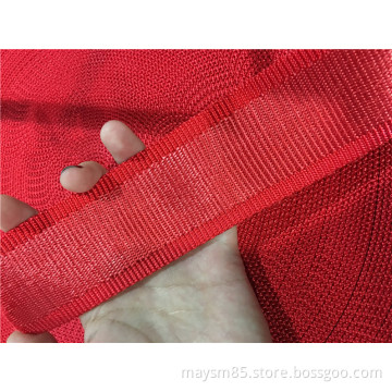 Disposable white flat webbing sling for lifing